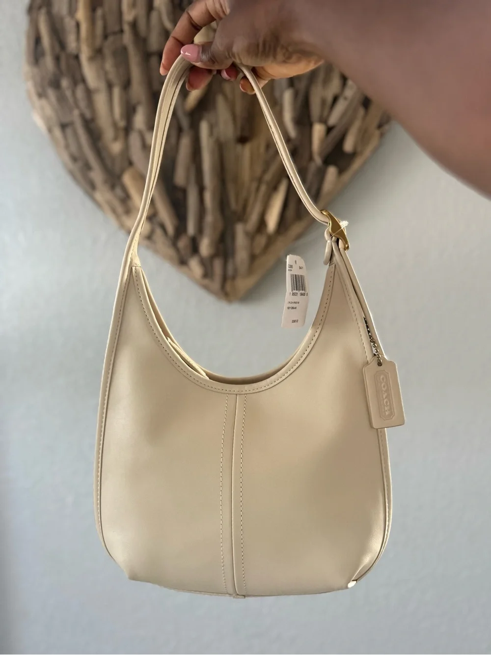 Coach Ivory Ergo Shoulder Bag 33 C2265 NWT
